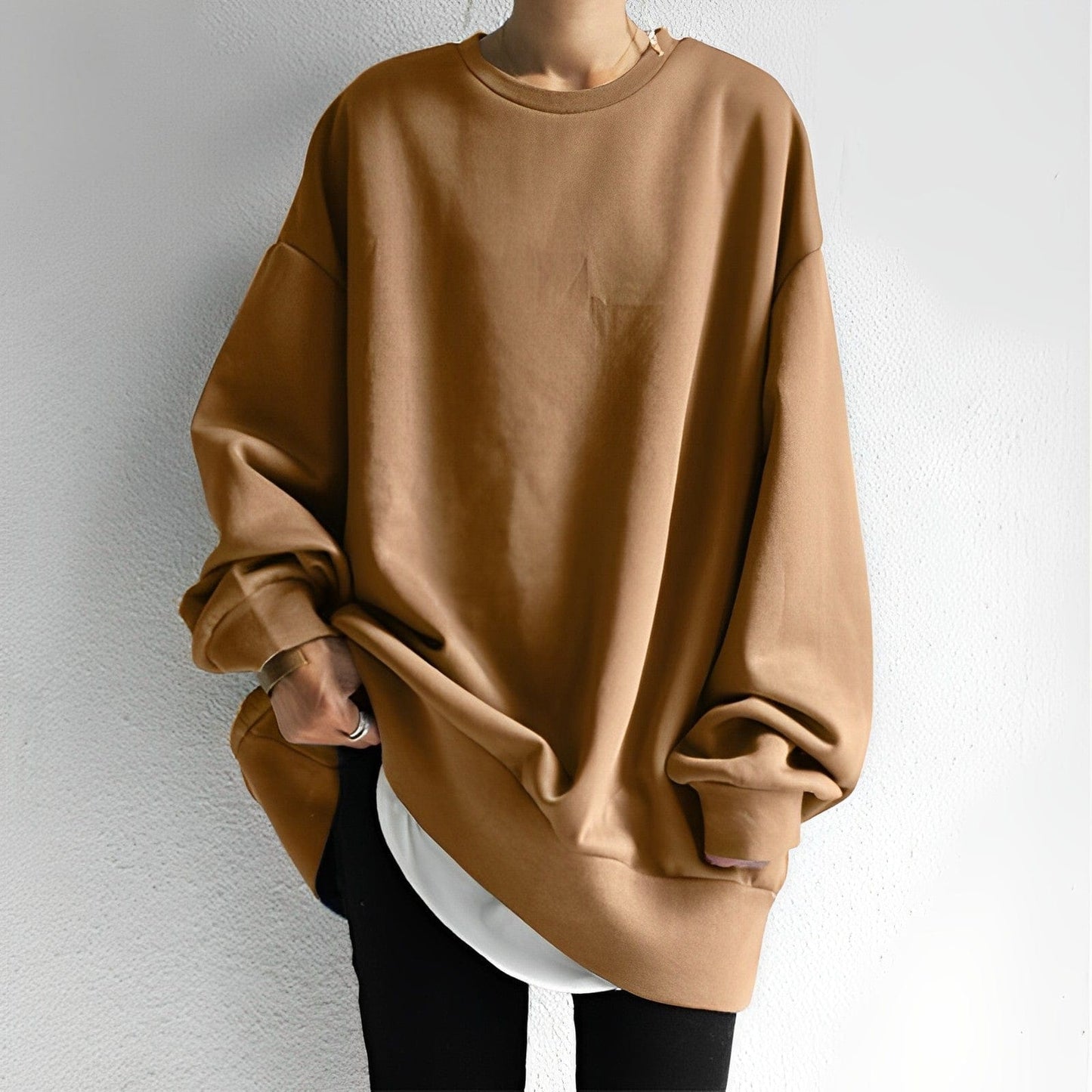 Übergröße Sweatshirt Pullover Damen Groß