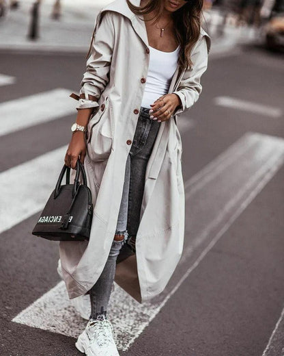 Lange Sommerjacke Damen Schick Elegant