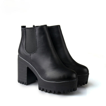 Stiefel Damen Robust Plattform Stiefel Mode