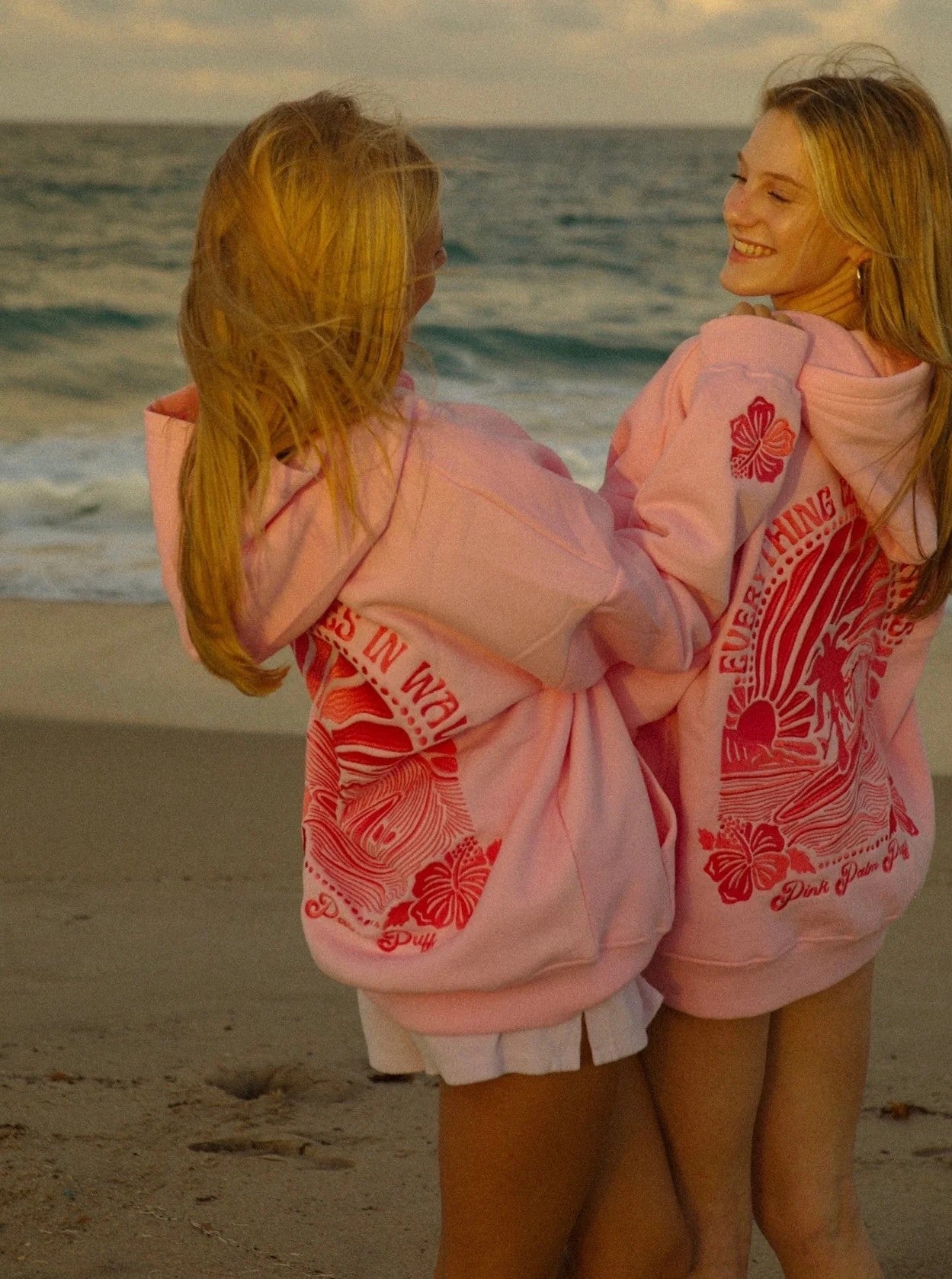 Strand Hoodie Kapuzenpullover Lässig Surfstil