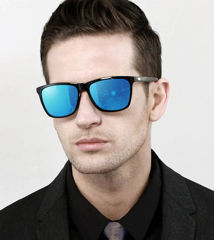 Herren Sonnenbrille Spiegelglas Trendig Modern - BerlinGlamour
