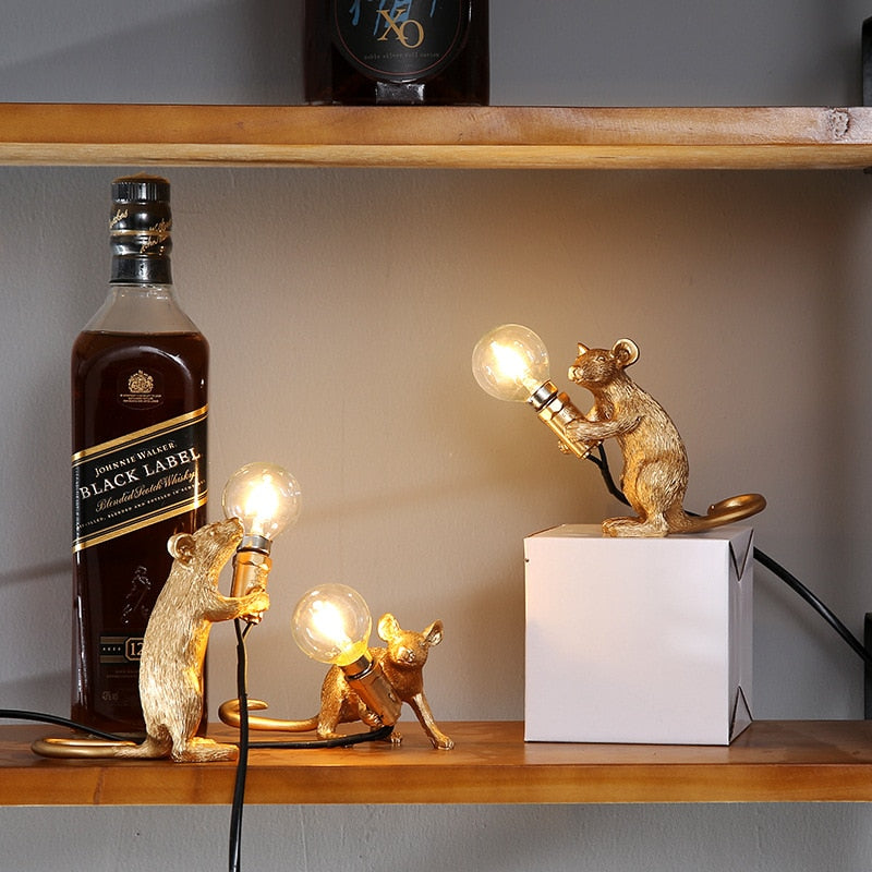 Mäuselampe Jerry Dekorlampe für Zuhause Modern