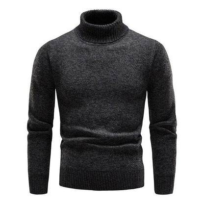 Eleganter Herren Rollkragenpullover Aus Merino Wolle - BerlinGlamour