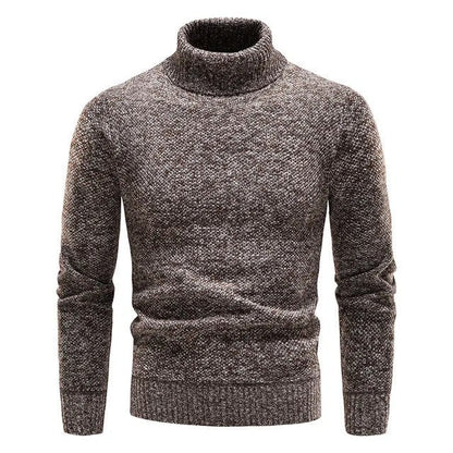 Eleganter Herren Rollkragenpullover Aus Merino Wolle