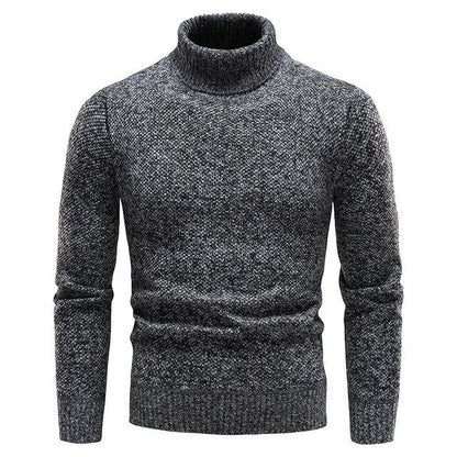 Eleganter Herren Rollkragenpullover Aus Merino Wolle
