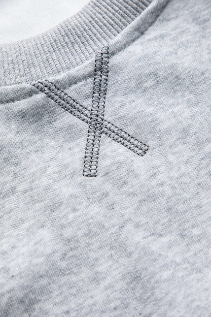 Kariertes Sweat-Set Zweiteilig Damen Sportbekleidung