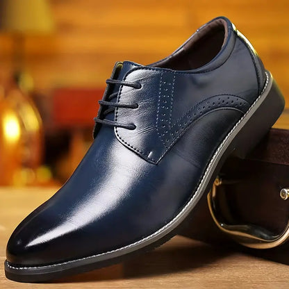 Elegante Herren Anzugschuhe aus Kalbsleder Schwarz