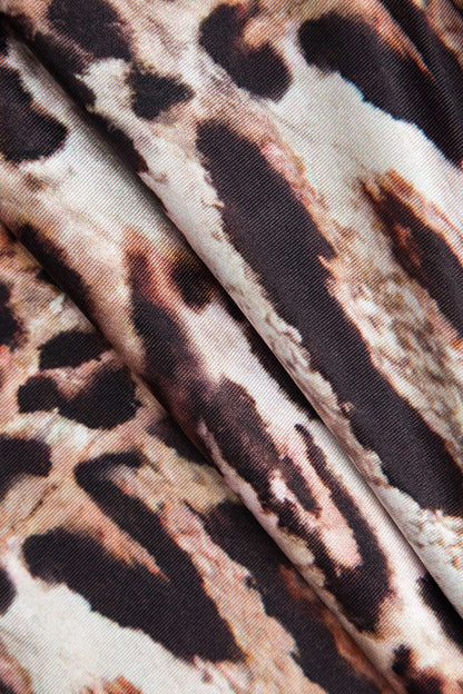 Leoparden-Body Langarm Leona Frauen