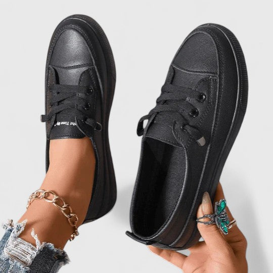Damen Sneaker Frühling Klassisch Schnüren