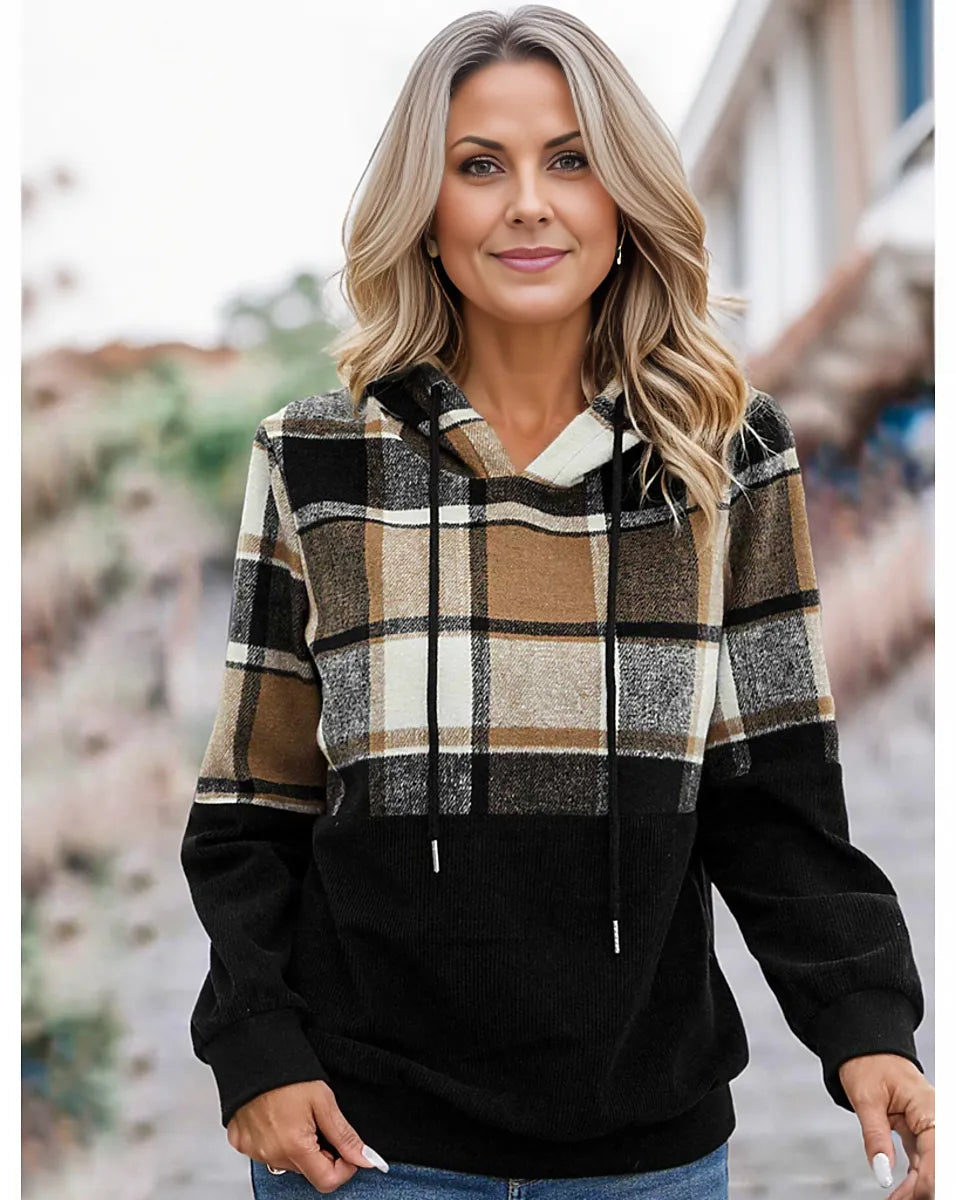 BerlinGlamour Damen-Hoodie mit Kängurutasche