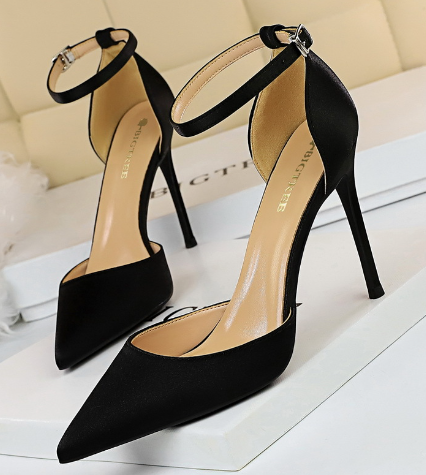 Dünne Damen Pumps Sandalen High Heel Schuhe