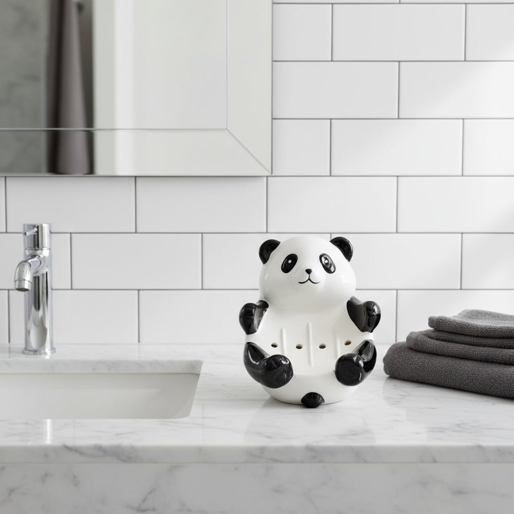 Panda Seifenspender Flexibel Süß