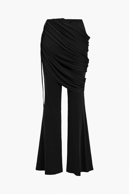 Elegantes Zweiteiler-Set mit Drapierung Damen