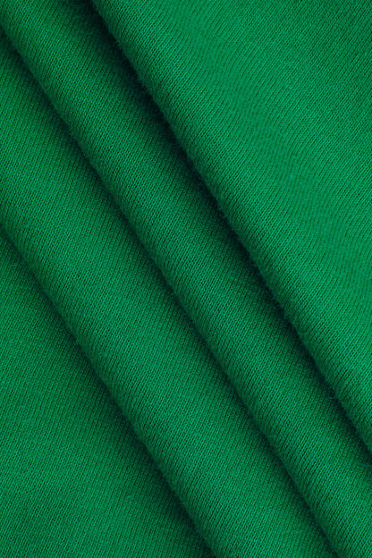 Crop-T-Shirt Damen Grafikdruck Hochgekrempelte Ärmel Knoten Detail