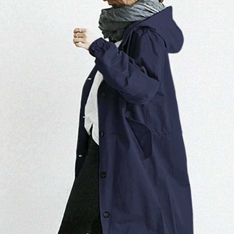 Wasserdichte Jacke Mit Kapuze Damen Stadtjacke