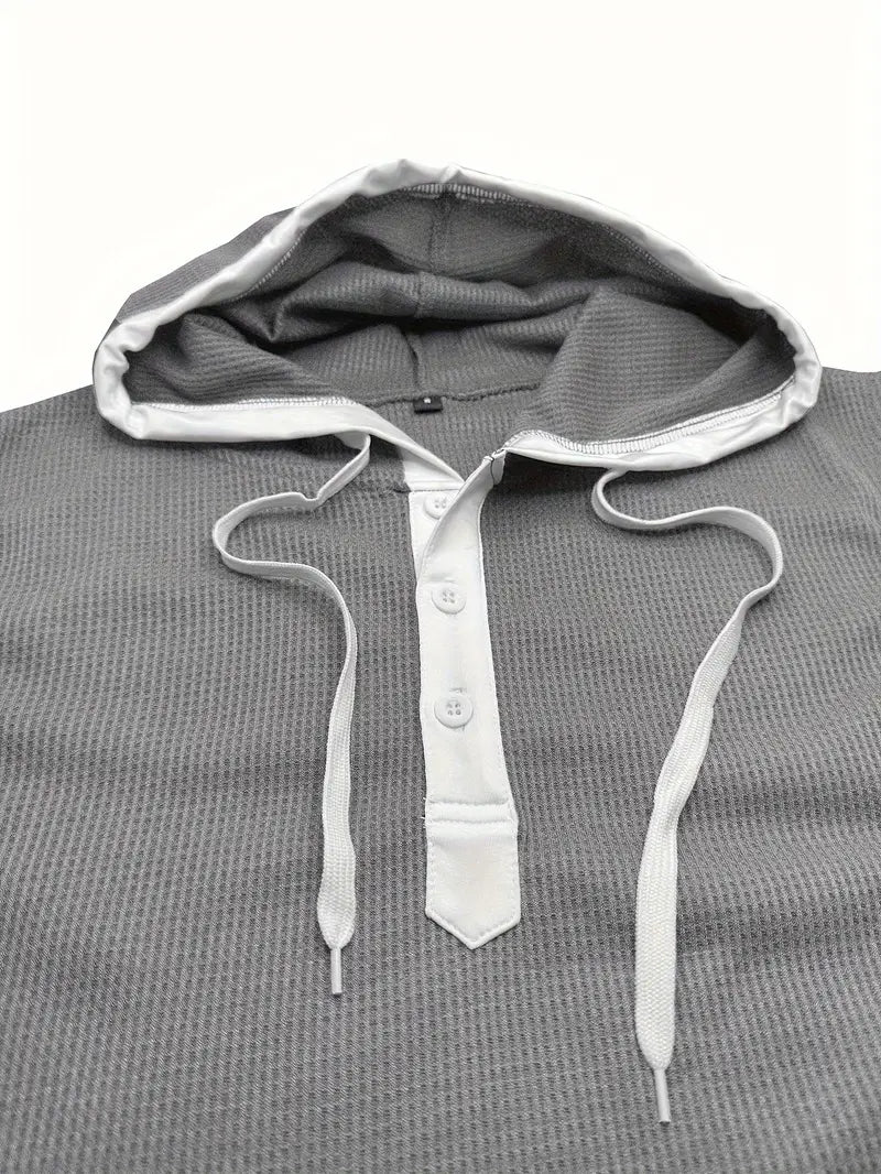 Herren Sportshirt Ärmellos Kapuzenpullover Sportlich