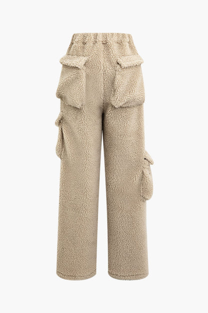 Misha Teddy-Set Cargohose Cropped-Jacke
