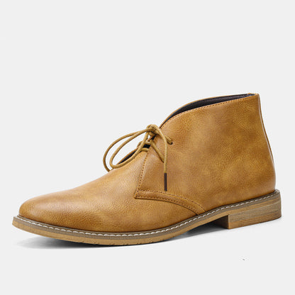Herren Desert BootsVintage Leder Braun