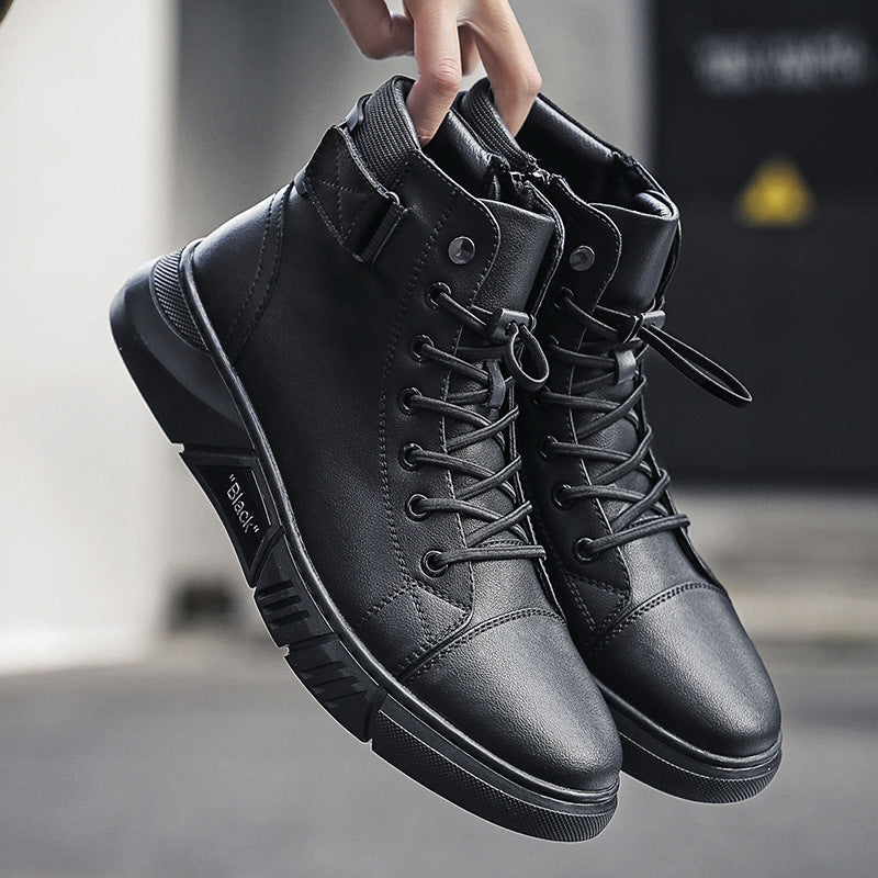 Lederstiefel Herren Handgefertigt Outdoor Stiefel Elegant