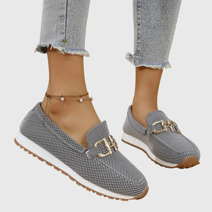 Damen Loafer Bequem Orthopädisch Lässig