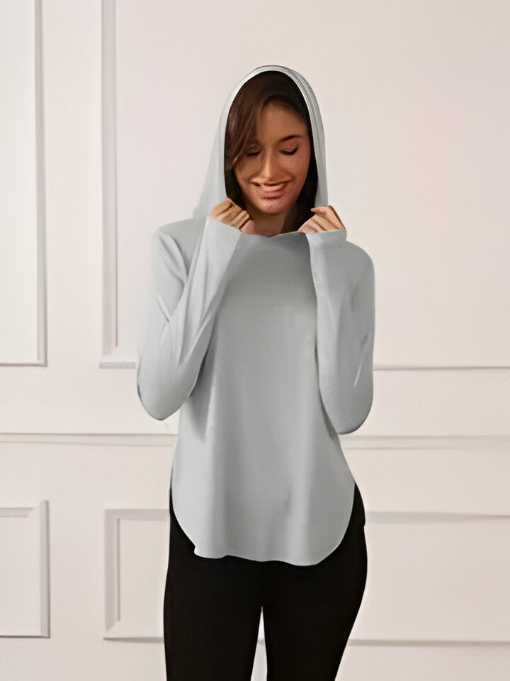 Damen Sonnenschutz Hoodie UV-Schutz Kapuze