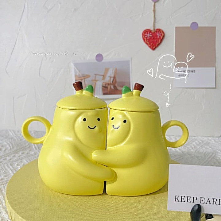 Keramik Becher Duo Kuschelig Süss