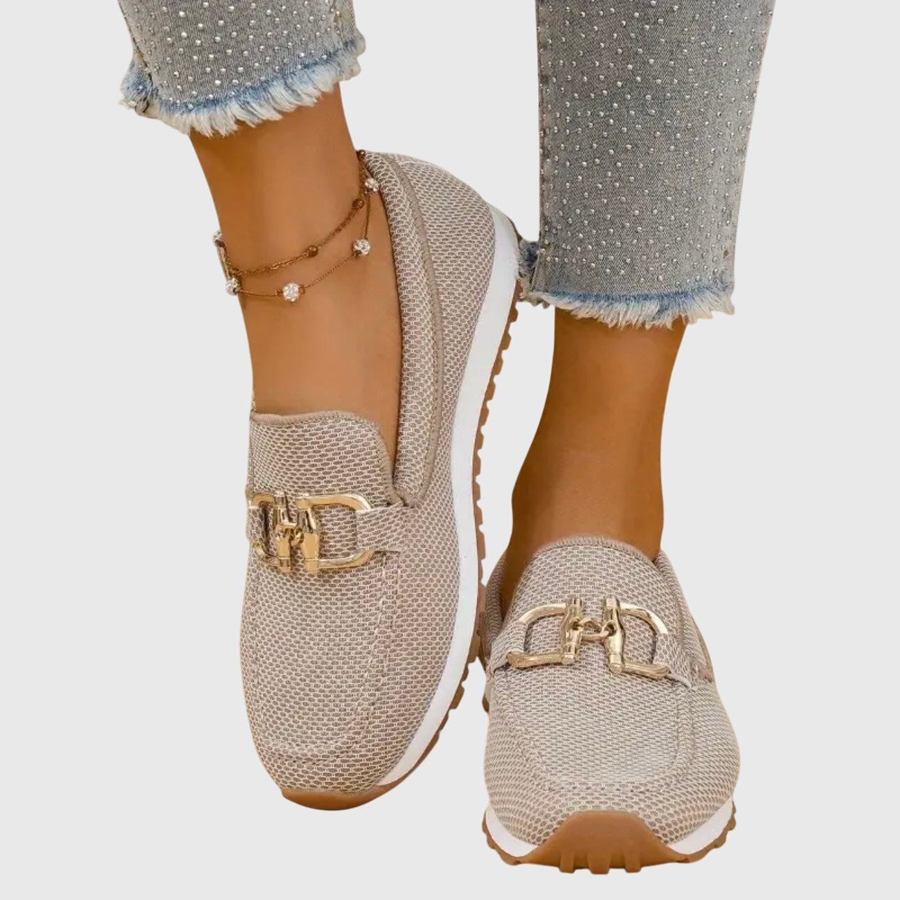 Damen Loafer Bequem Orthopädisch Lässig