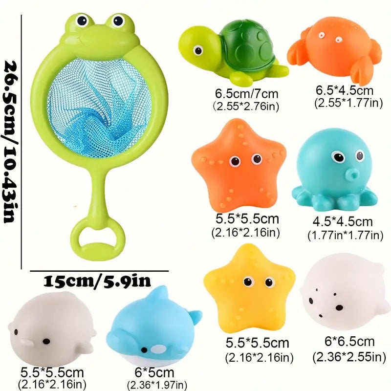 Badespielzeug Leuchtend Kescher Schwimmspiel