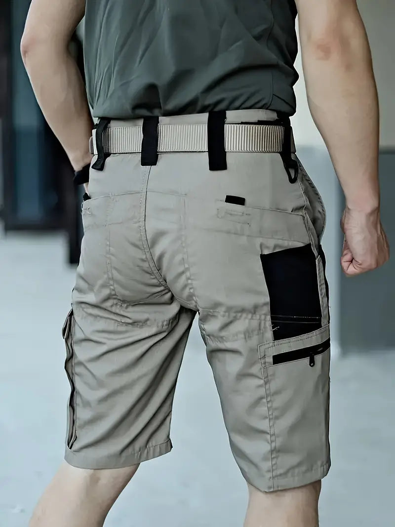 Herren Shorts Cargo Freizeit Shorts mit vielen Taschen