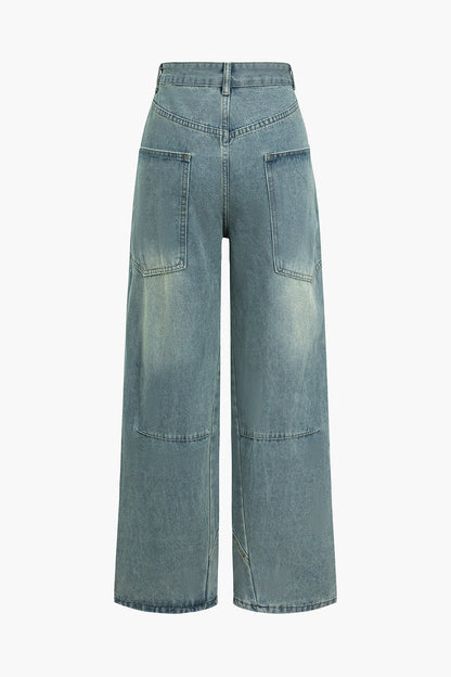 Weite Damenjeans Bequem Denim für Frauen