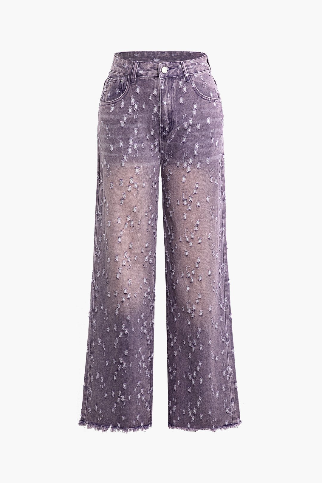 Weite Damenjeans Verwaschen Bequem