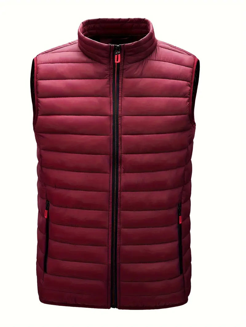 Herren Bodywarmer Leicht Steppweste Stehkragen