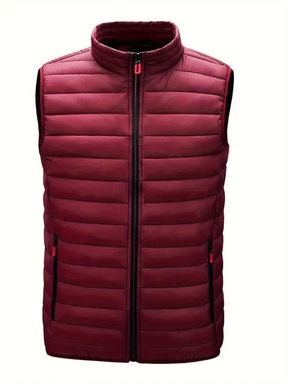 Herren Bodywarmer Leicht Steppweste Stehkragen
