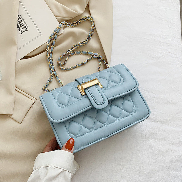 Elegante Damen Schultertasche Beige Leder