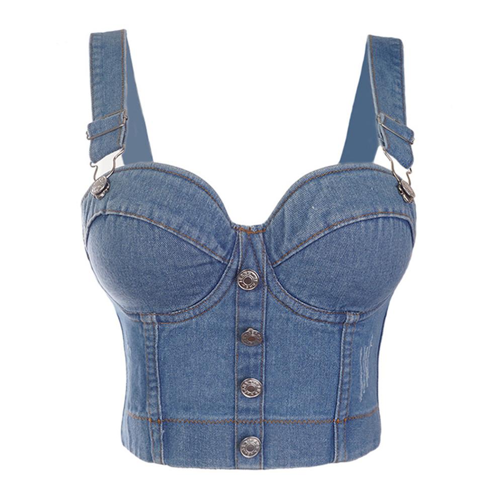 Sexy Damen Jeans mit Kurzem Top - BerlinGlamour