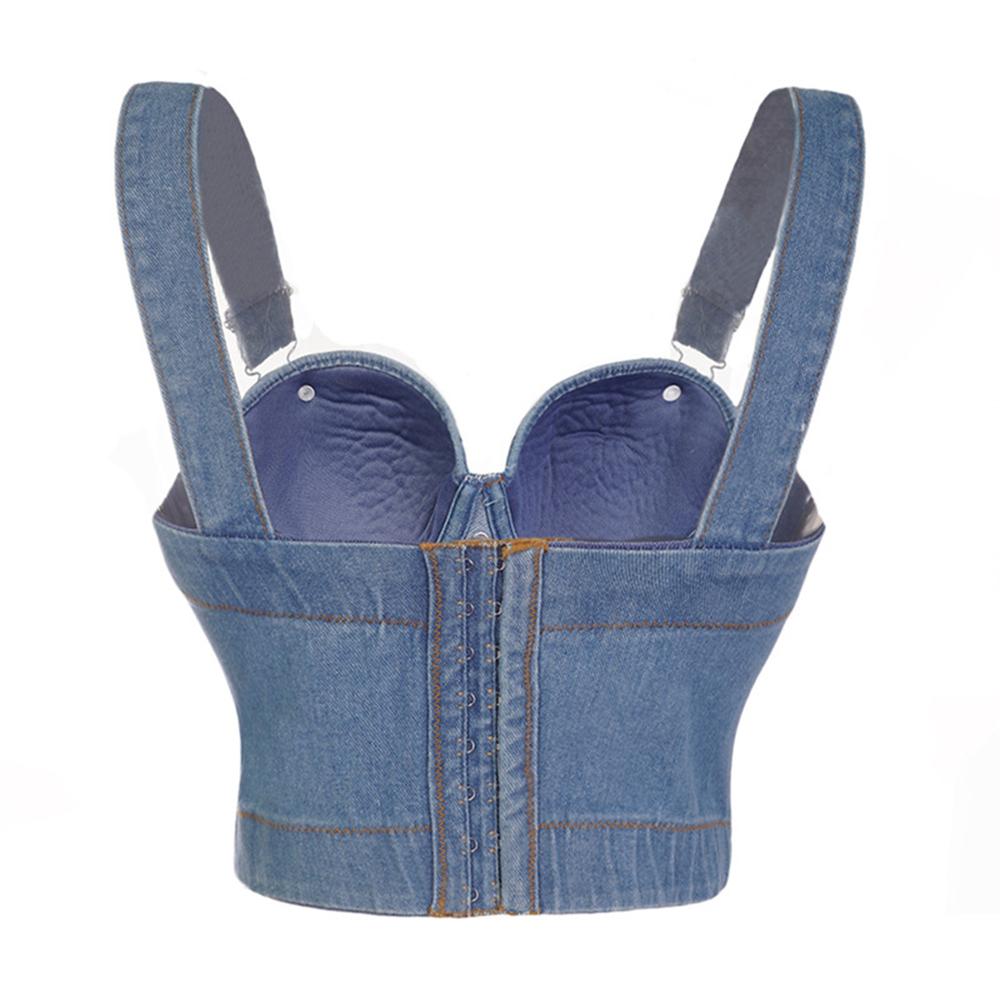 Sexy Damen Jeans mit Kurzem Top