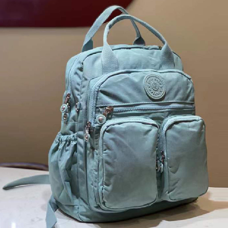 Wasserdichter Damen Rucksack Leicht Nylon Schwarz