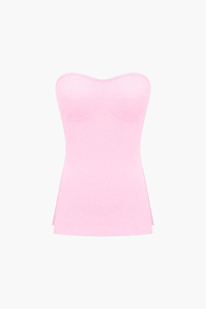 Elegantes Zweiteiler Set mit Bustier Top und Shorts Damen