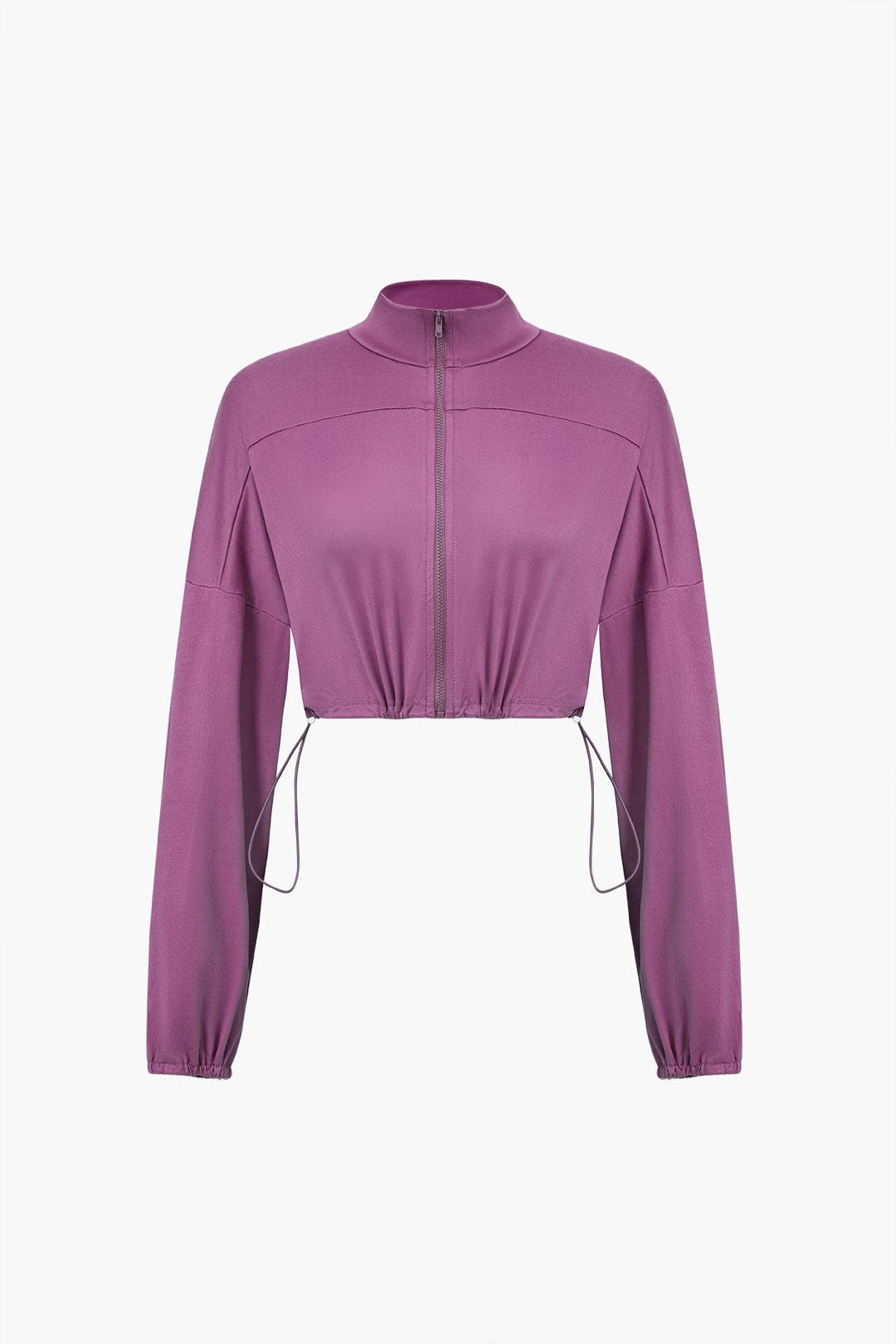 Sportliches Zweiteiler Set Cropped Jacke Leggings
