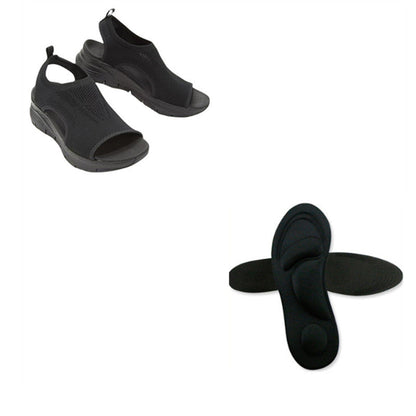 Damen Sandalen Komfort Orthopädisch Bequem