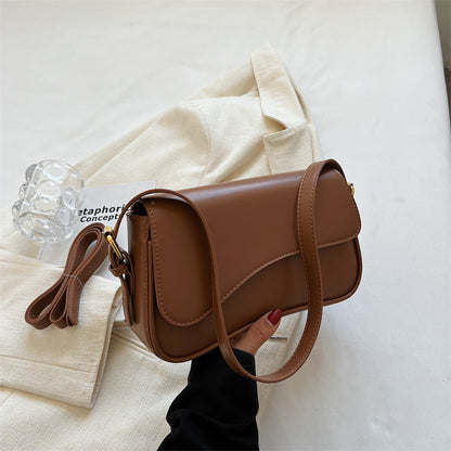 Kleine Damen Schultertasche Elegante Leder