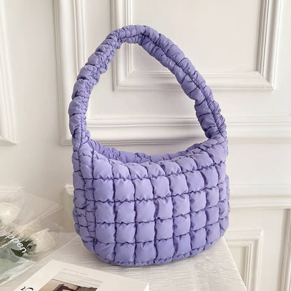 Frauen Schultertasche Plissiert Elegante Damenhandtasche