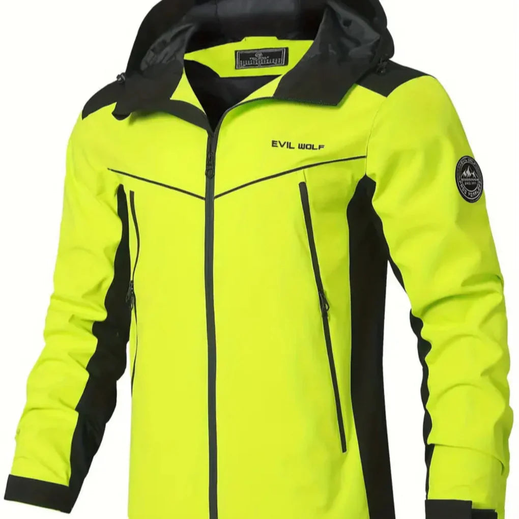 Wasserabweisende Outdoorjacke Reflektierend Funktionell