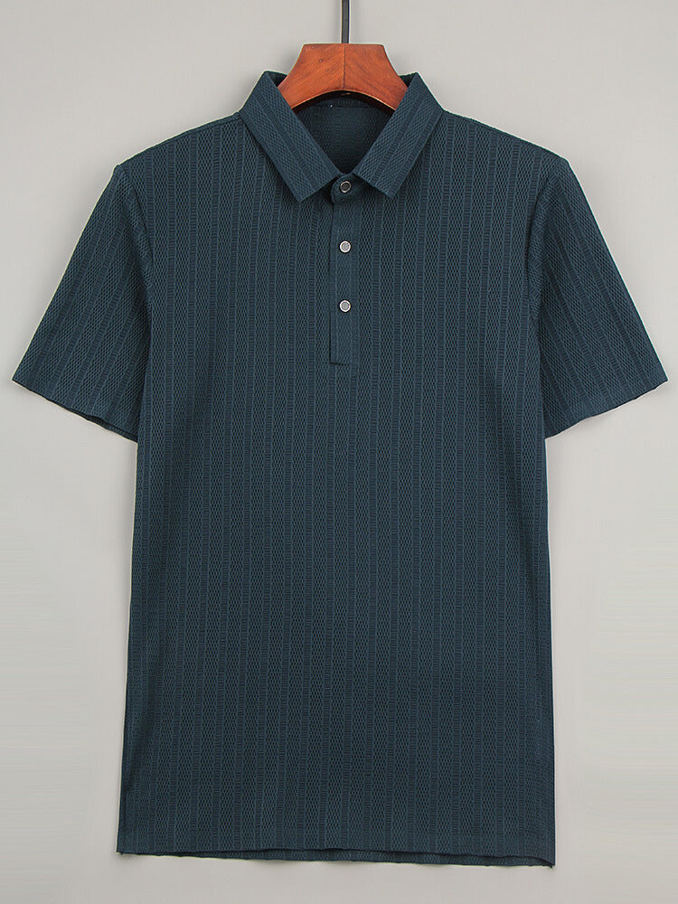 Seiden Poloshirt Herren Elegantes Premium-Qualität