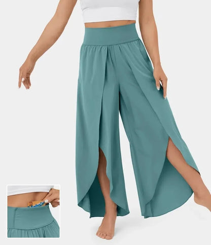 Yogahose Weite Bein Elastisch Damen