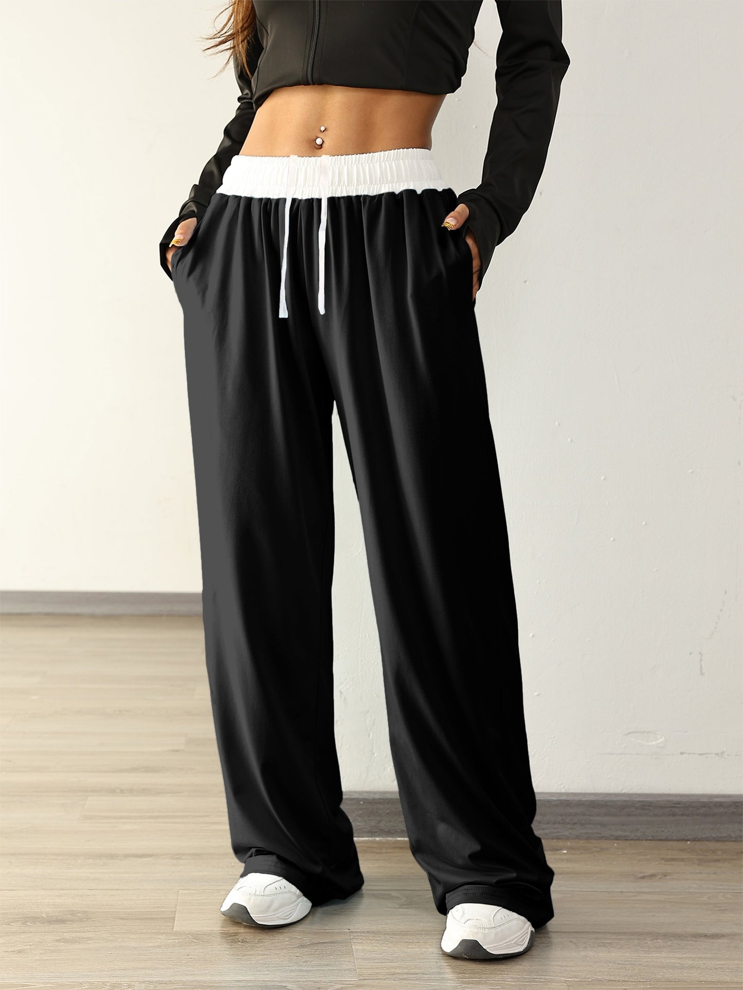Trainingshose Damen Stretchig Mit Taschen Farbenfroh - BerlinGlamour