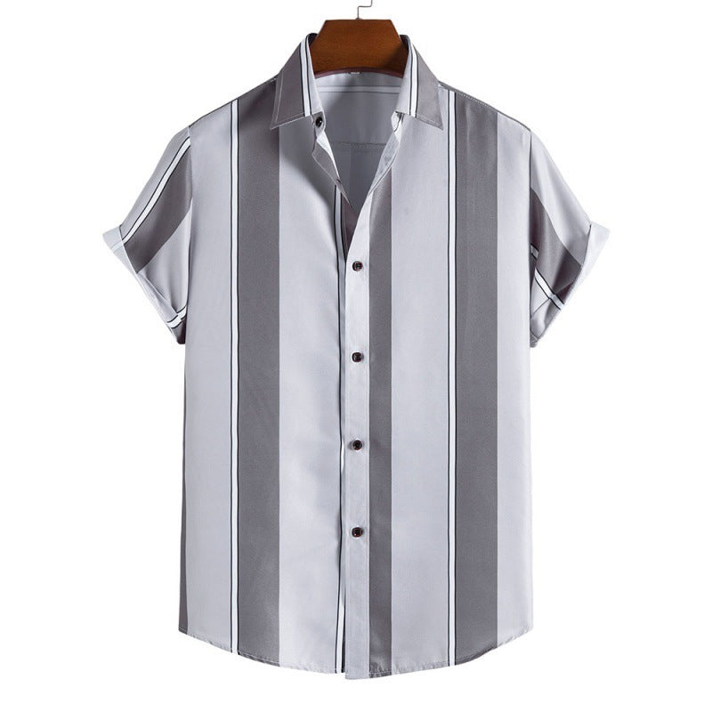 Herren Hemd Retro Style Freizeitshirt Casual