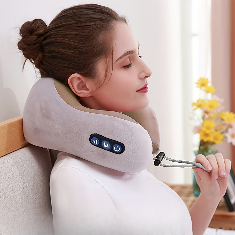 Kopfkissen U-förmig Luxus Nackenstütze Ergonomisch - BerlinGlamour