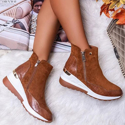 Wasserdichte Damen Stiefeletten Bequem Warm - BerlinGlamour
