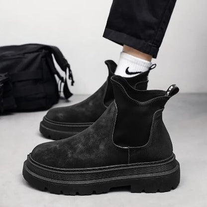 Herrenstiefel Klassisch Braun Leder